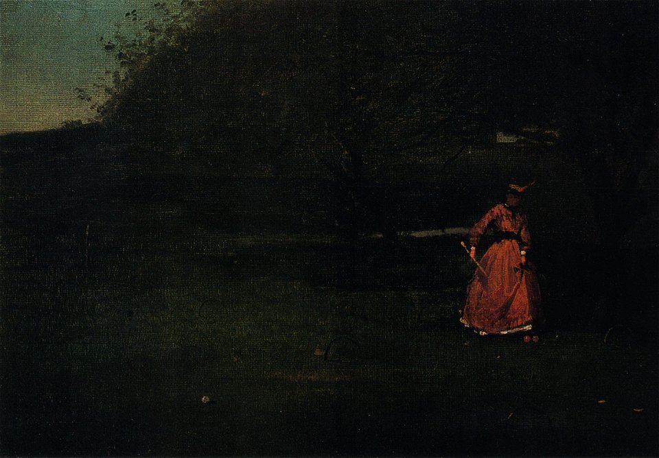 Winslow Homer - Crocket Players II
