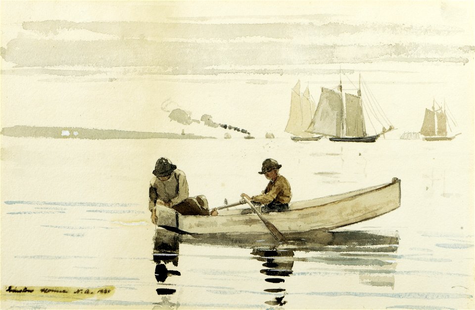 Winslow Homer - Boys Fishing