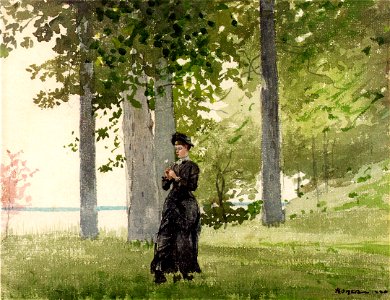 Winslow Homer - Woman with Flower