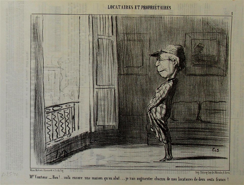 Honoré Daumier - Locataires et Propriétaires 1854