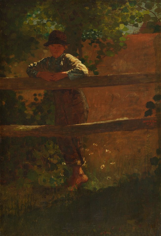 Winslow Homer - A Country Lad (1873)