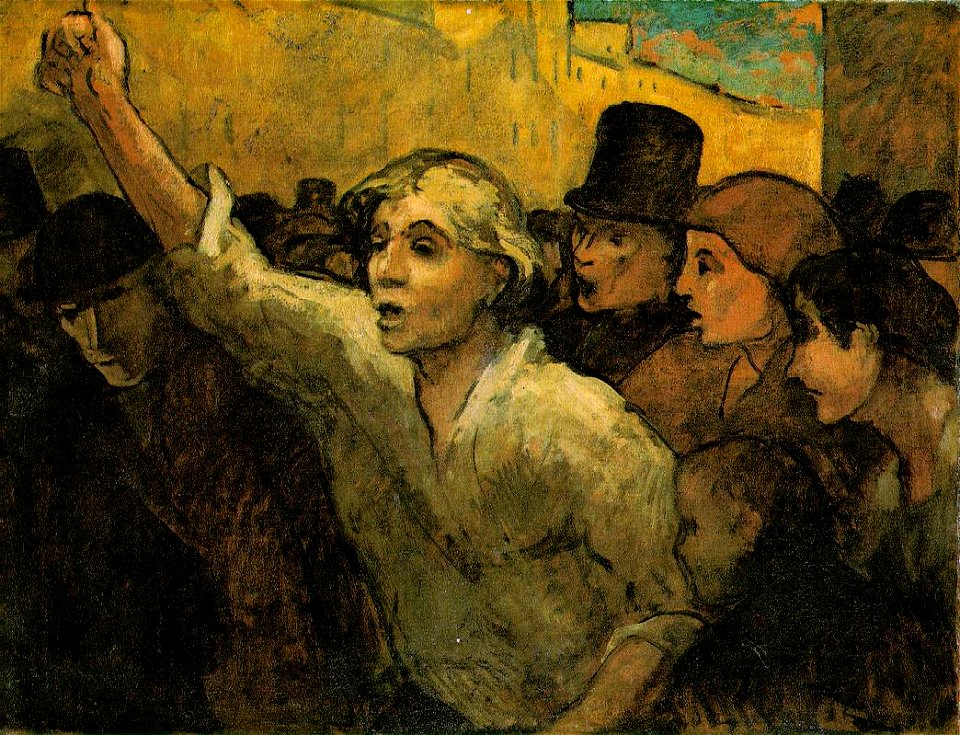 Honore Daumier The Uprising