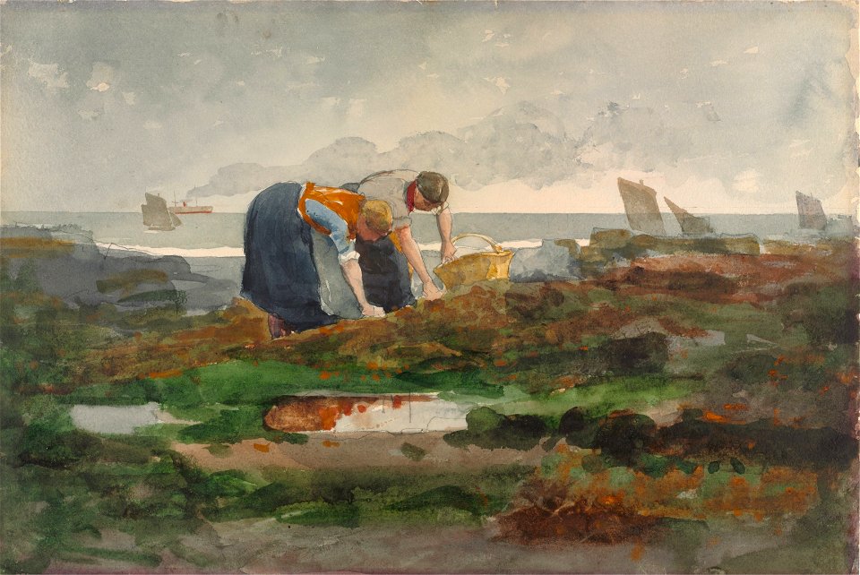 Winslow Homer - The Mussel Gatherers (1881-82)