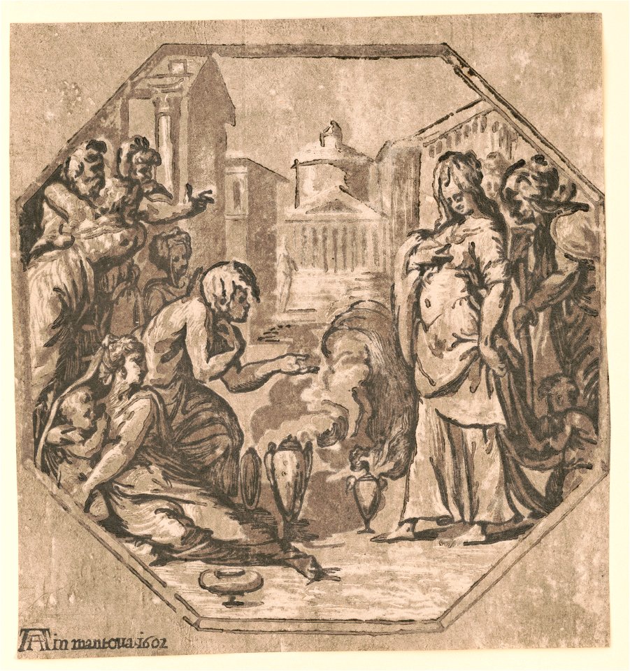 Honors rendered to Psyche - AA (monogram of Andrea Andreani) in Mantoua 1602. LCCN2008678933