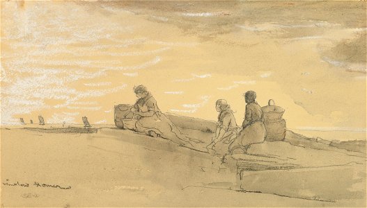 Winslow Homer - Waiting (1884)