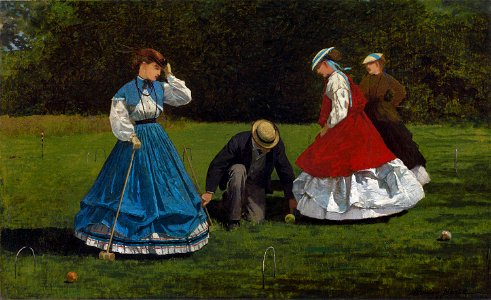 Winslow Homer - Croquet Scene - Google Art ProjectFXD
