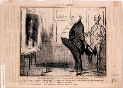 Honoré Daumier - Ces Bons Parisiens- M. Prudhomme visitant les ateliers… - Google Art Project
