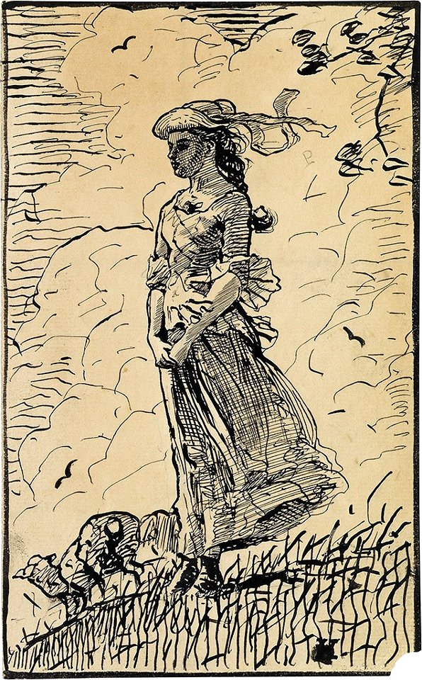 Winslow Homer - Fresh Air (study)