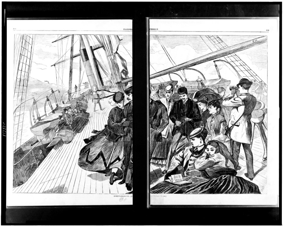 Homeward-bound - W.H. ; drawn by Winslow Homer. LCCN95505856
