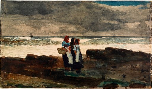 Winslow Homer - Sun and Clouds (1882)