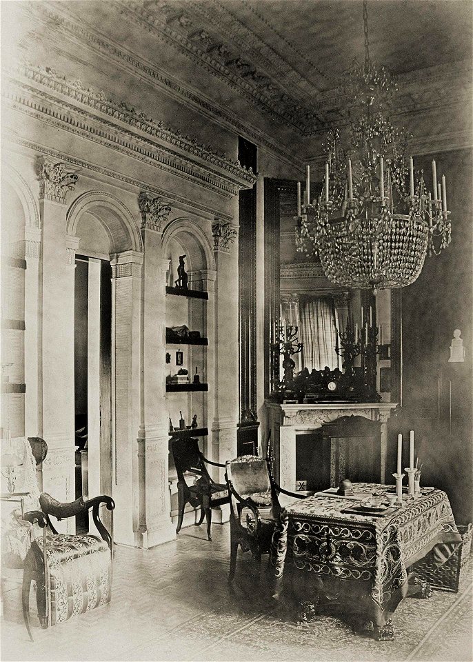 Homiel, Rumiancaŭ-Paskievič, Kabinet. Гомель, Румянцаў-Паскевіч, Кабінэт (G. Bianchi, 1860-69)