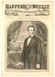 Hon. Abraham Lincoln, born in Kentucky, February 12, 1809 (Boston Public Library)