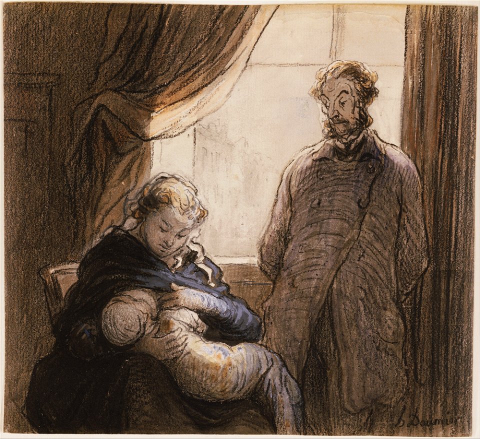 Honoré Daumier - The Family - Google Art Project