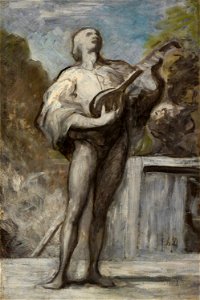 Honoré Daumier - The Troubadour - 1958.23 - Cleveland Museum of Art