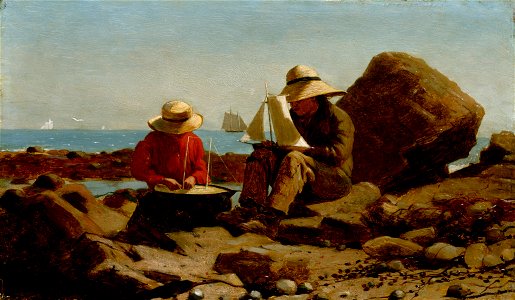 Homer, Winslow - The Boat Builders - Google Art Project