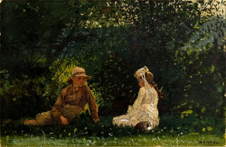 Winslow Homer - Scene at Houghton Farm