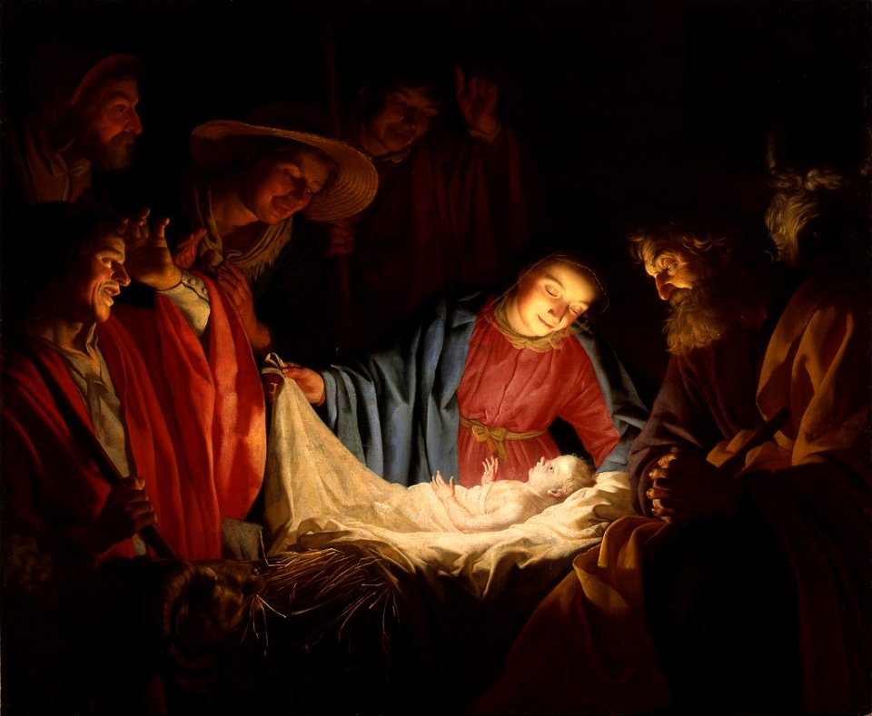 Gerrit van Honthorst - Adoration of the shepherds