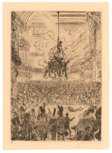 Hop-Frog's Revenge, print by James Ensor, 1895, Prints Department, Royal Library of Belgium, S. II 84247
