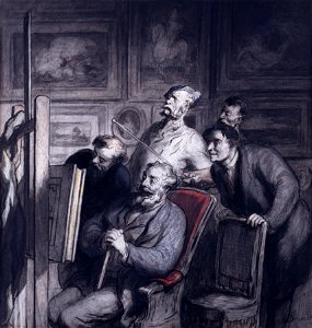 Honoré Daumier - The Amateurs - Walters 371228