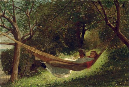 Winslow Homer - Girl in the Hammock