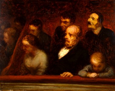 Honoré Daumier - The Loge (In the Theatre Boxes) - Walters 371988