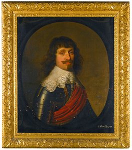 Honthorst - PORTRAIT OF A GENTLEMAN, HEAD AND SHOULDERS, WITH A RED SASH OVER HIS ARMOUR, lot.725