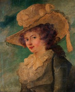 Retrato de dama desconocida (Hoppner). Free illustration for personal and commercial use.