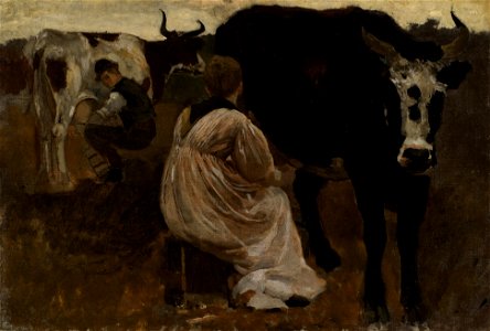 Winslow Homer - Milking