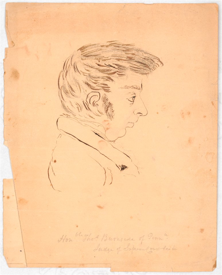 Honble. Thos. Burnside of Penna. judge of Supreme Court (...) LCCN2016648715