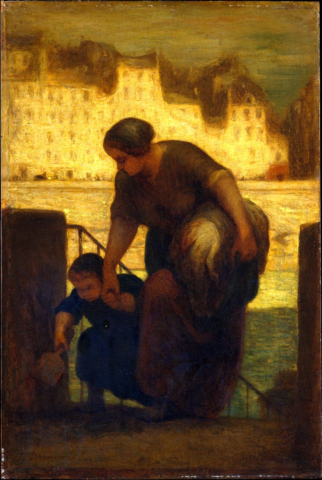Honoré Daumier, The Laundress - The Metropolitan Museum of Art