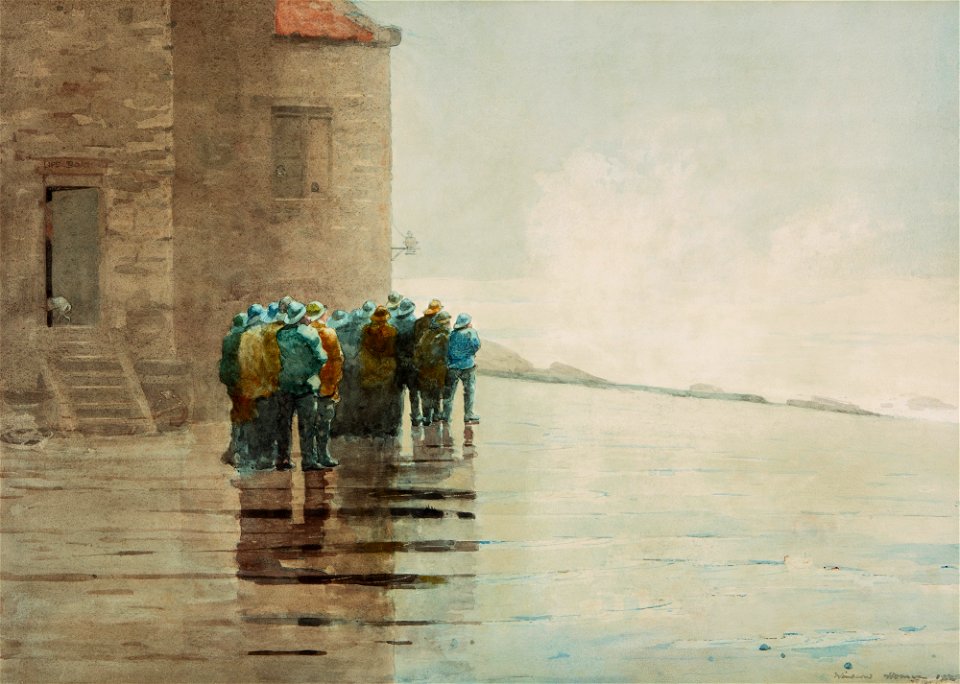 Winslow Homer - The Life Brigade (1883)