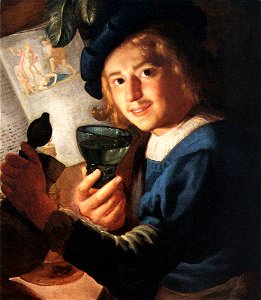 Honthorst, Gerard van - Young Drinker
