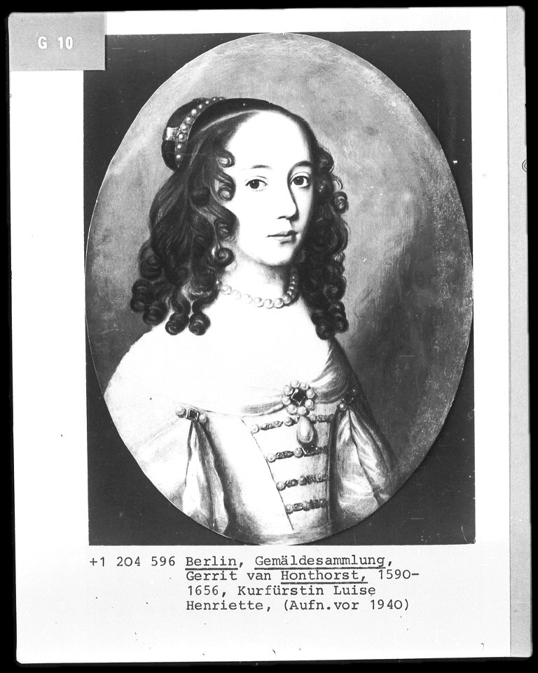 Honthorst - Kurfürstin Luise Henriette, obj00020843