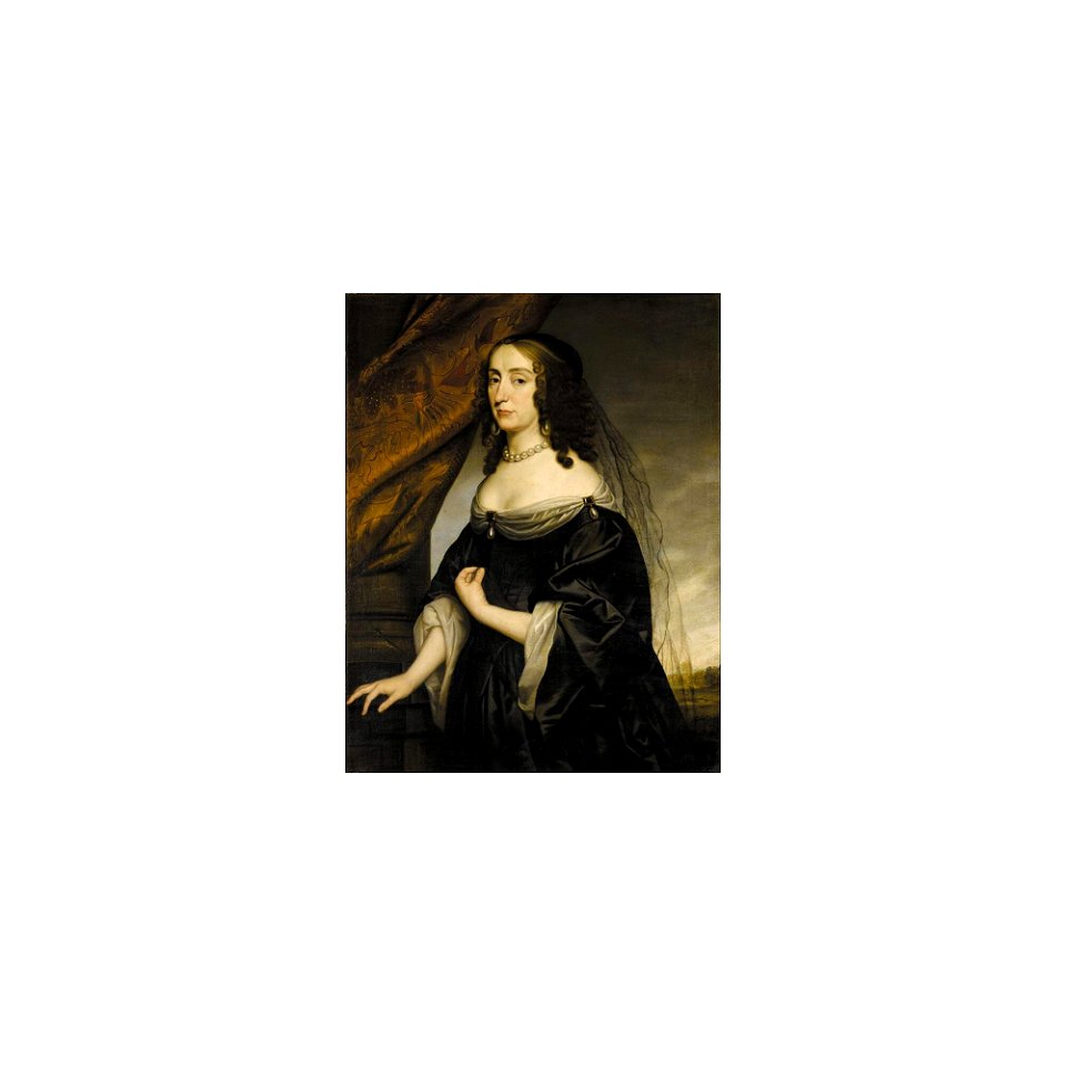 Honthorst - and Studio - PORTRAIT OF QUEEN ELIZABETH OF BOHEMIA (1596-1662), lot.53