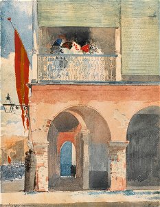 Winslow Homer - Customs house, Santiago de Cuba (1885)
