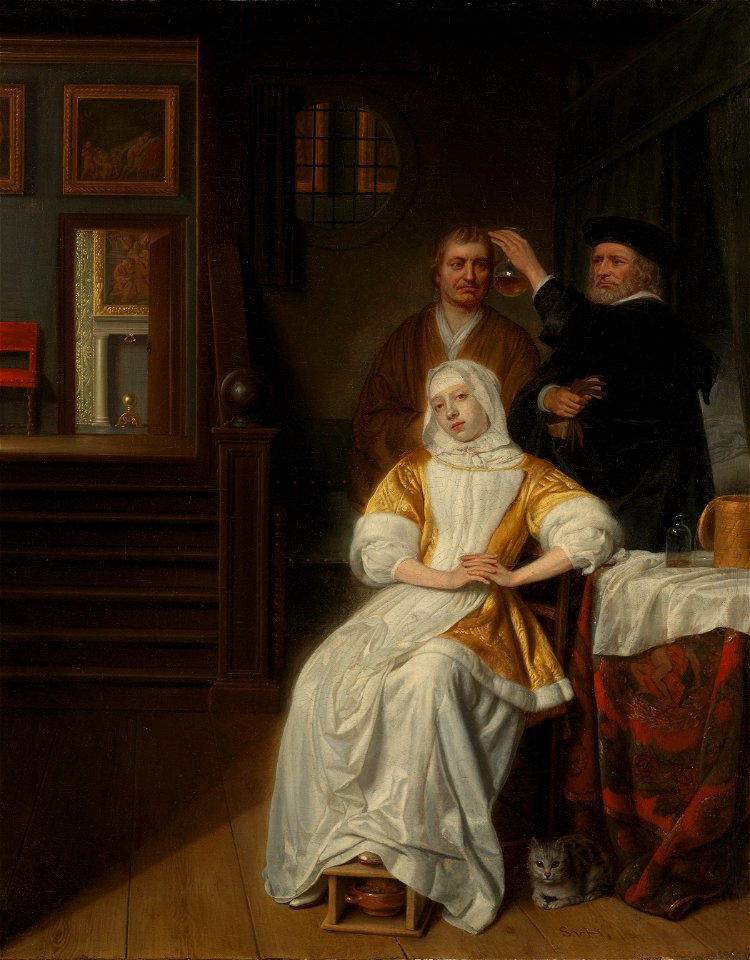 'De bleekzuchtige dame' Rijksmuseum SK-C-152