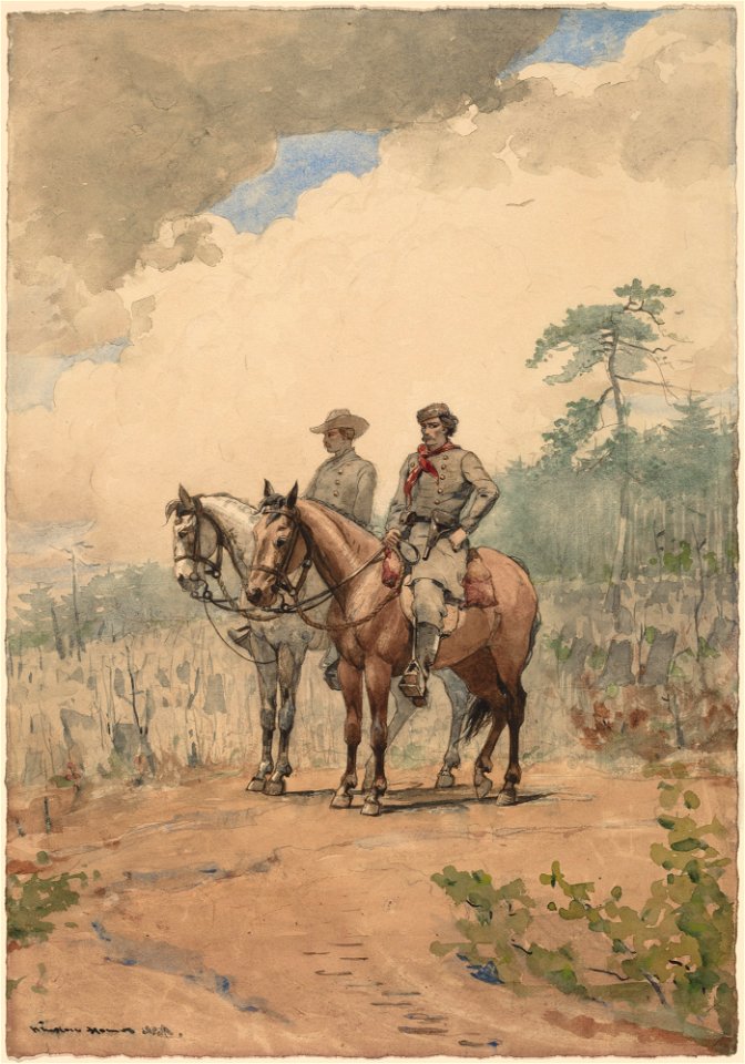 Winslow Homer - Two Scouts (1887)