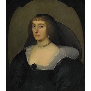 Honthorst - Studio of - PORTRAIT OF ELIZABETH OF BOHEMIA (1596-1662), lot.107