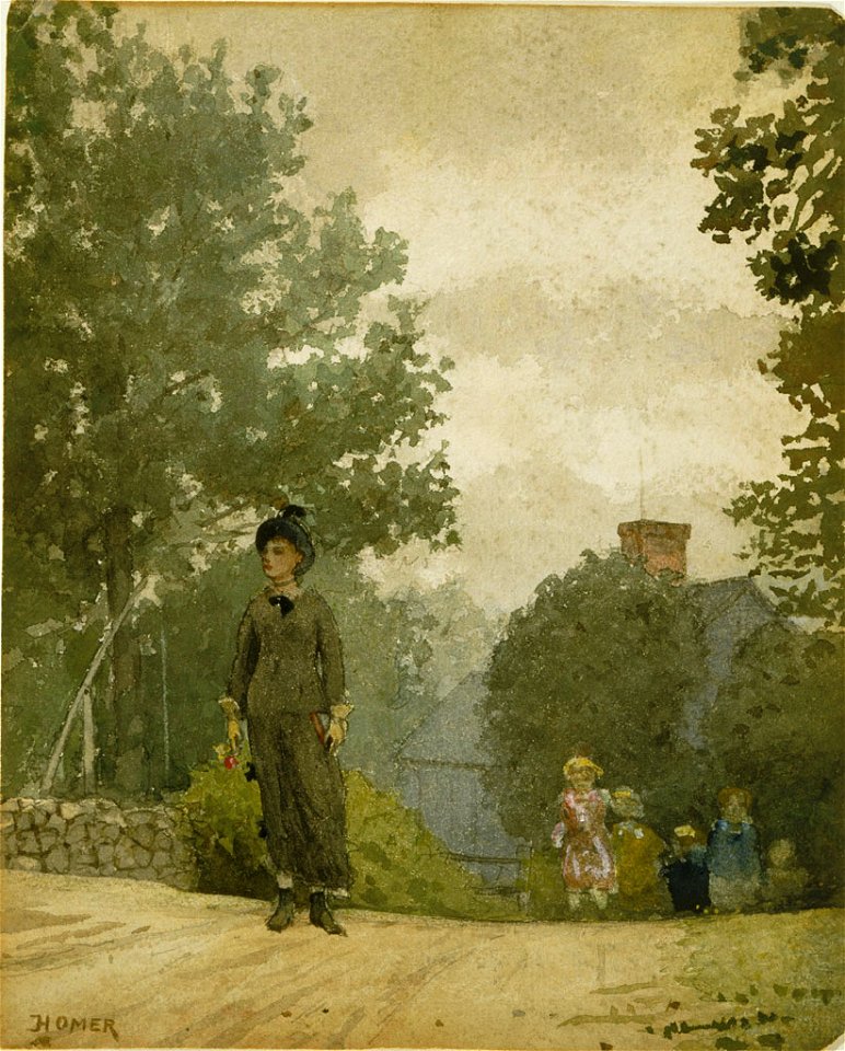 Winslow Homer - The School Mistress (c.1873)