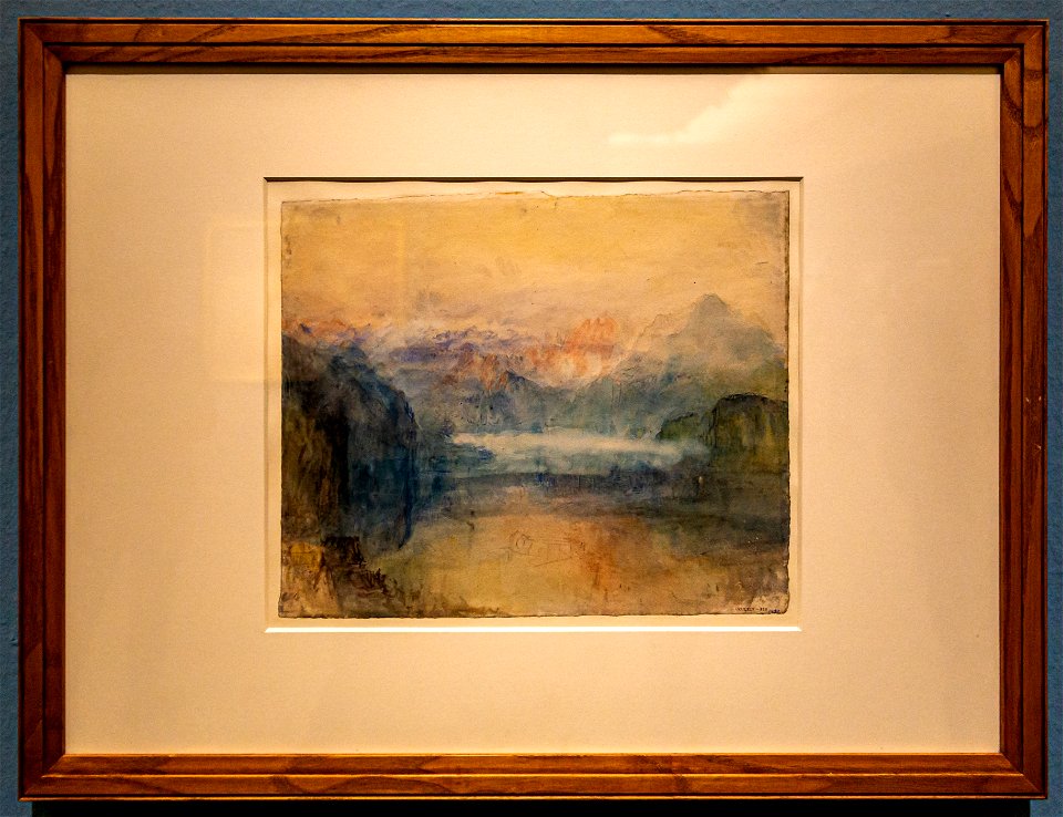 Horror und Delight-Turner-Lake of Lucerne- Sample Study DSC2079