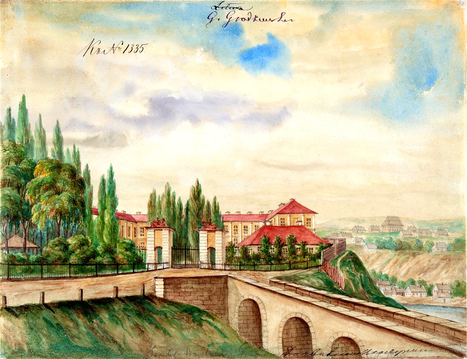 Horadnia, Novy zamak. Горадня, Новы замак (N. Orda, 1861-69)