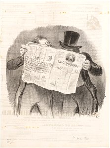 Honoré Daumier, Le Charivari - Advice to Subscribers, 1840