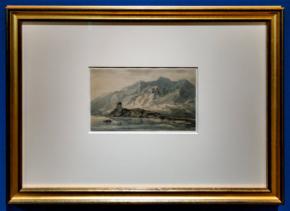 Horror und Delight-Girtin-Turner-Dolbadarn Castle DSC2293