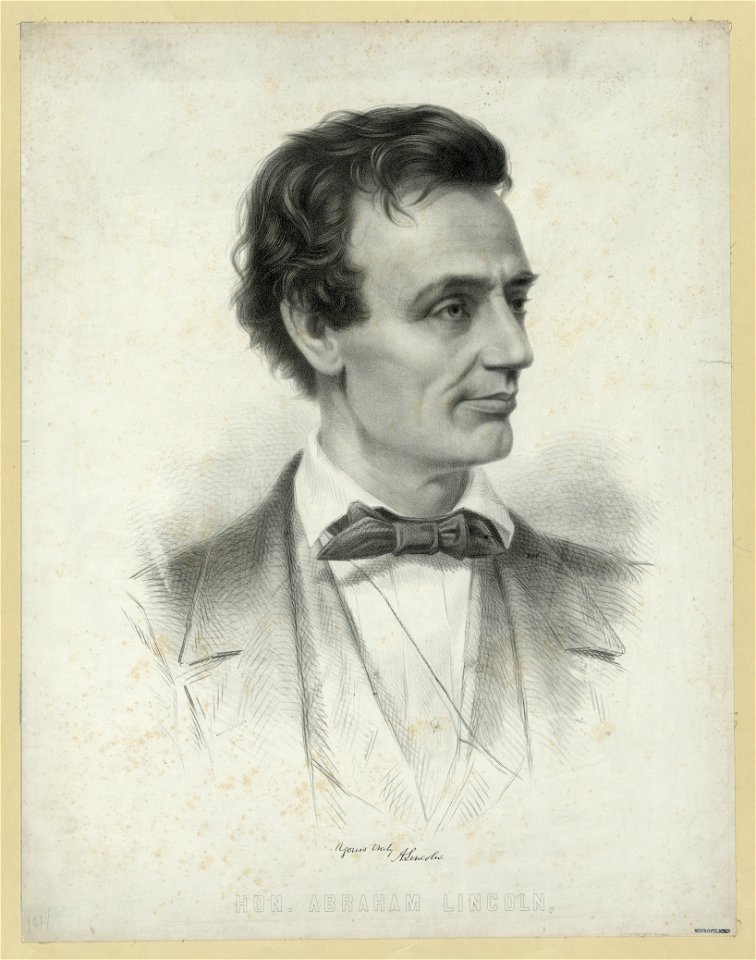 Hon. Abraham Lincoln, LCCN2006678305