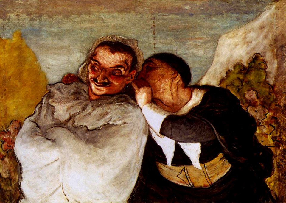Honoré Daumier - Crispin and Scapin - WGA05960
