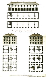 Horadnia, Zamkavaja, Karaleŭskija stajni. Горадня, Замкавая, Каралеўскія стайні (1800)