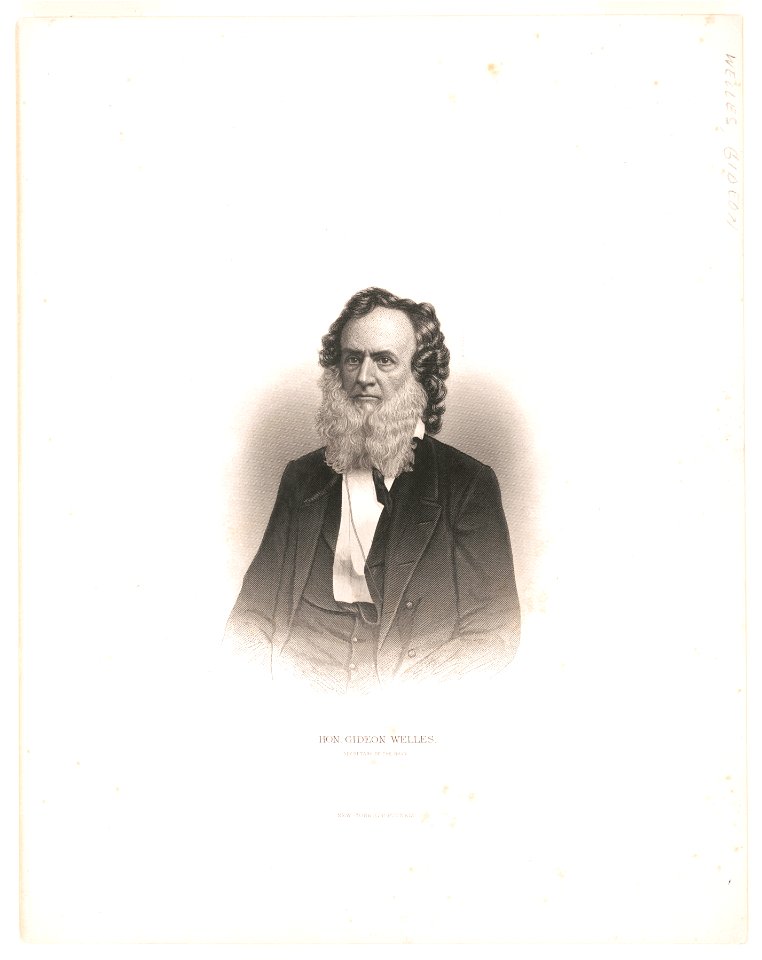 Hon. Gideon Welles. Secretary of the Navy LCCN2003677548