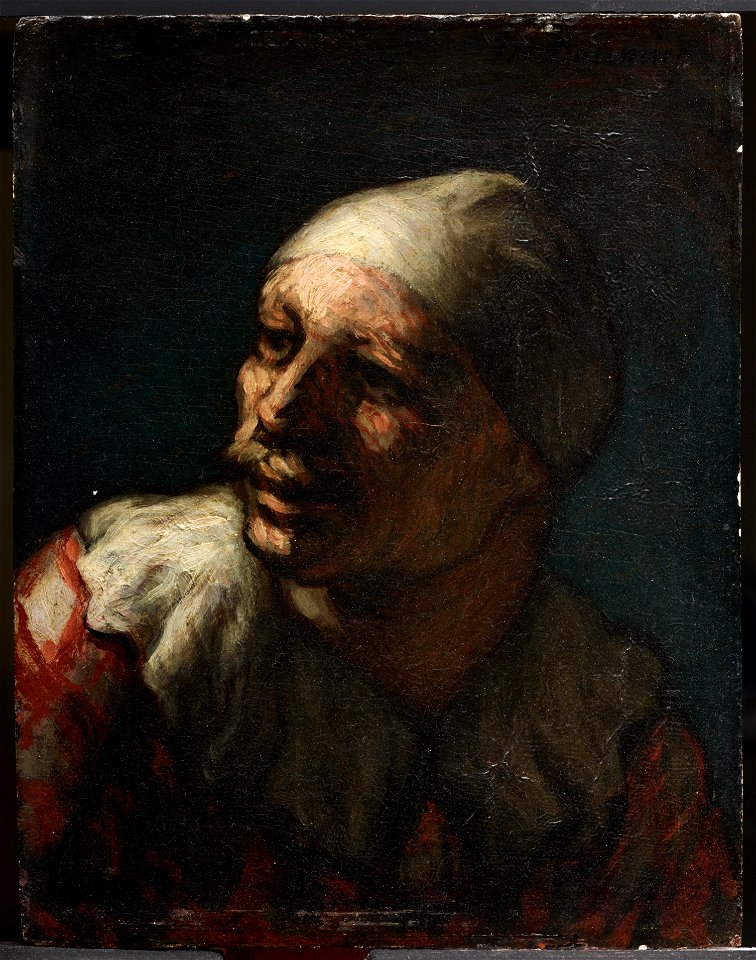 Honoré Daumier - Head of Pasquin - 1985.R.22 - Dallas Museum of Art