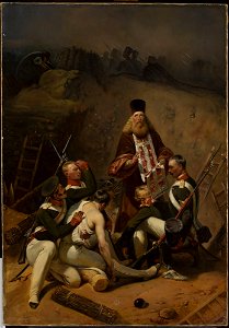 Horace Vernet - Priest blessing soldiers - M.Ob.1512 - National Museum in Warsaw