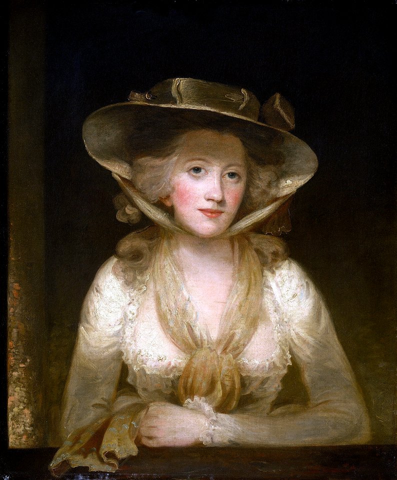 John Hoppner - Portrait of Lady Cunliffe (1780s)FXD